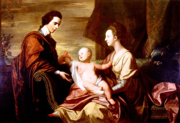 Arthur Middleton Family by Benjamin West, hangs in House Museum.jpg